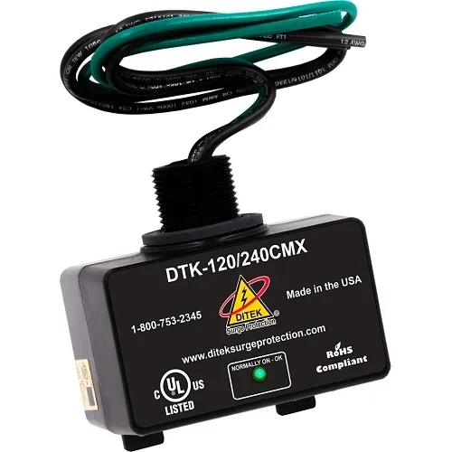 DITEK DTK-120/240CMX CM-CMX Plus Series 120/240V AC Split Phase Surge Protective Device