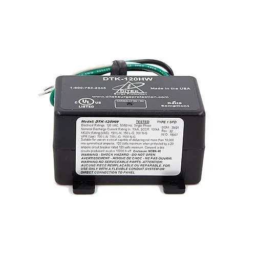 DITEK DTK-120HW 120VAC Surge Protective Device