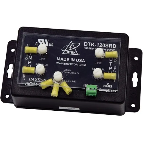 DITEK DTK-120SRD 120VAC Surge Protective Device with Dry Contacts