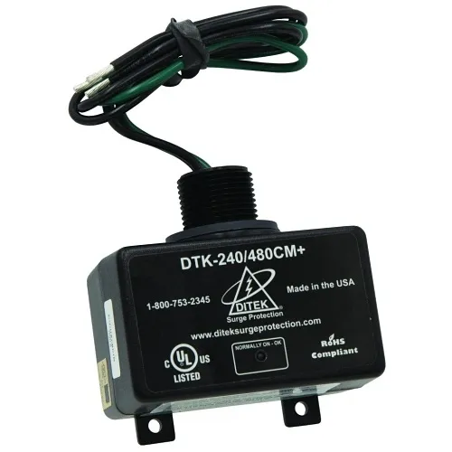 DITEK DTK-240/480CM+ Surge Protective Device, 2W + G, 240/480V AC