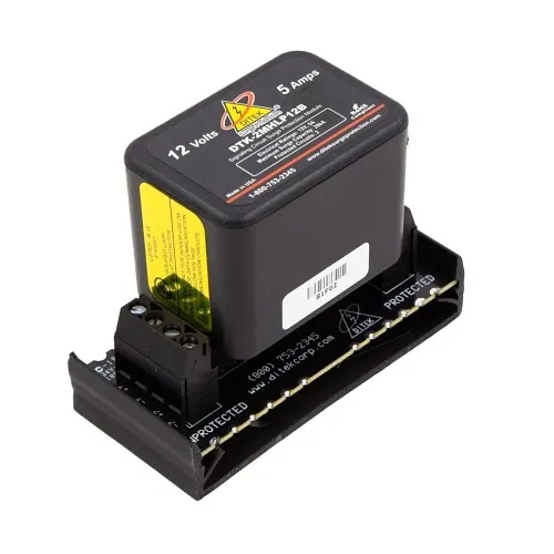 DITEK DTK-2MHLP12BWB Data and Signaling Circuit Surge Protector with Snap-Track Base