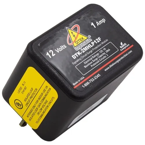 DITEK DTK-2MHLP12F Data and Signaling Circuit Surge Protection Module for 12V Circuits