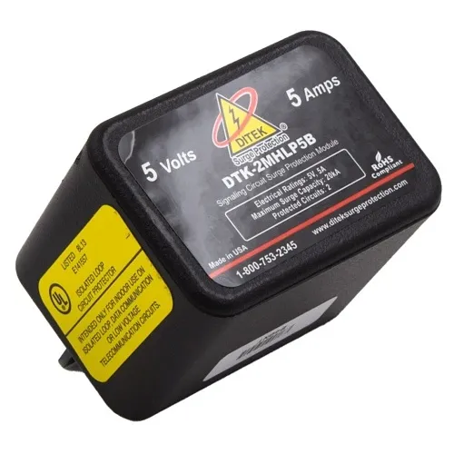 DITEK DTK-2MHLP5B Data and Signaling Circuit Surge Protection Module for 5V Circuits