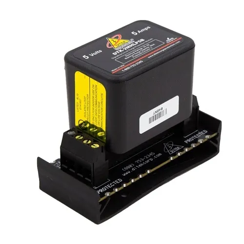 DITEK DTK-2MHLP5BWB Data and Signaling Circuit Surge Protector with Snap-Track Base for 5V Circuits