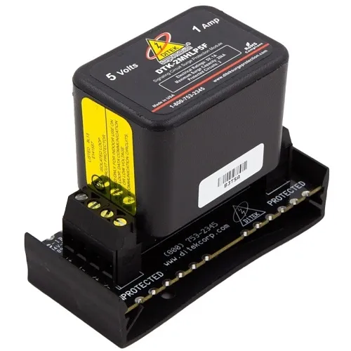 DITEK DTK-2MHLP5FWB Data and Signaling Circuit Modular Surge Protector with Snap-Track Base