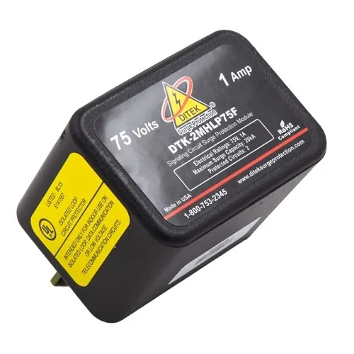 DITEK DTK-2MHLP75F Data and Signaling Circuit Surge Protection Module for 75V Circuits