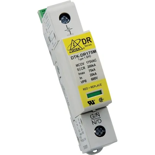 DITEK DTK-DR120P1 DIN Rail Surge Protective Device for Machine Control Panels