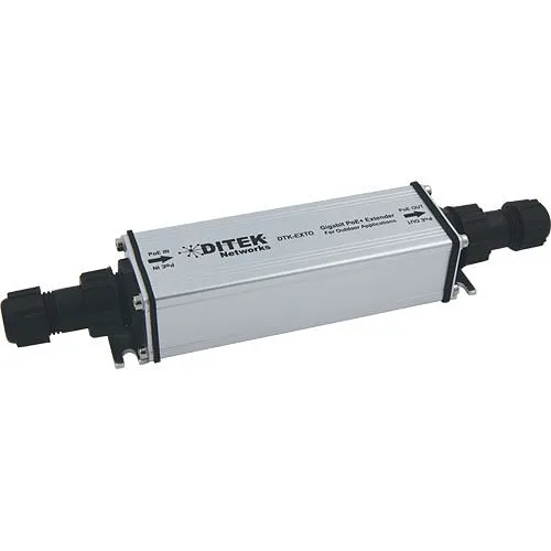 DITEK DTK-EXTO Outdoor Gigabit PoE+ Extender, Repeater