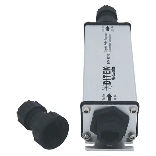 DITEK DTK-EXTO Outdoor Gigabit PoE+ Extender, Repeater