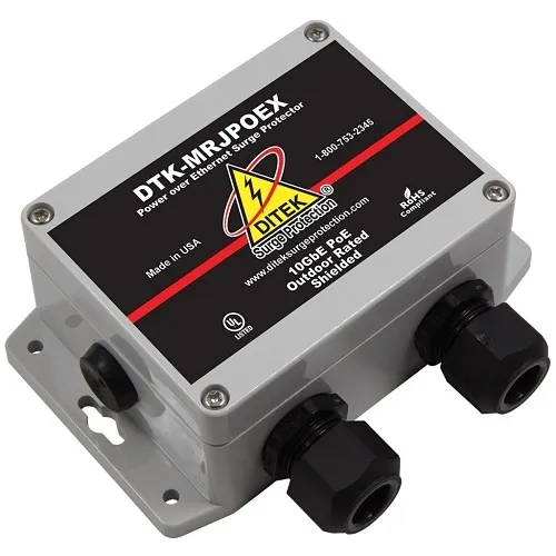 DITEK DTK-MRJPOEX PoE Surge Protector for Outdoor Applications