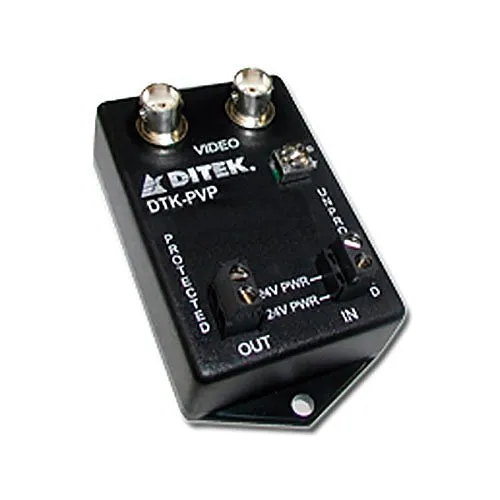 DITEK DTK-PVP27B Fixed Camera Surge Protector for Coax