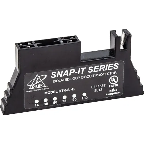 DITEK DTK-S30B 66 Block Quick-Connect Surge Protector for digital Circuits, 30V