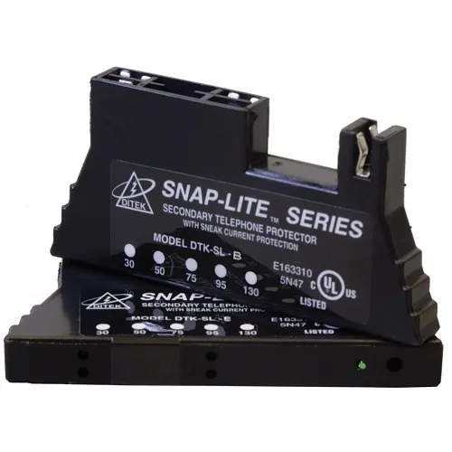 DITEK DTK-SL130B 1-Pair 130V 66 Block Protection with LED UL497