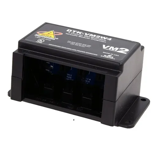 DITEK DTK-VM2W4 VM2 Series 4-Channel Wall Mount Enclosure, Includes (2) Blank Plates