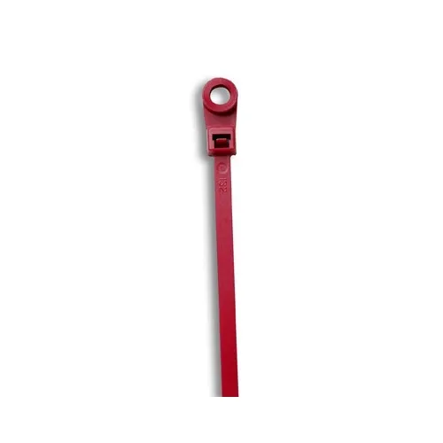 Dottie DTMP6 8" Air Handling Cable Tie with Mounting Hole, Nylon 6/6