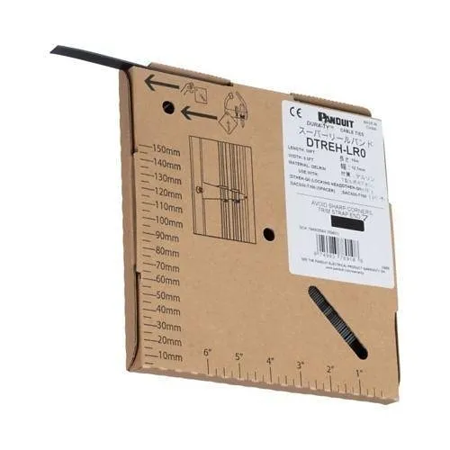 Panduit DTREH-LR0 Cable Management, Cable Tie Strapping Acetal, 50'L (15.2m)