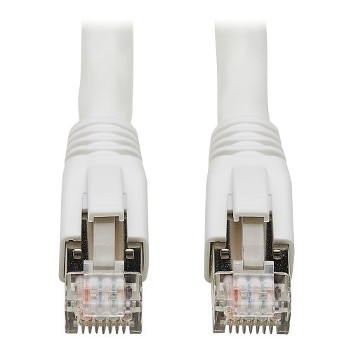 Eaton Tripp Lite N272-060-WH CAT8 Patch Cable 25G/40G-Certified Snagless Shielded S/FTP, RJ45 M/M, PoE, 60', White