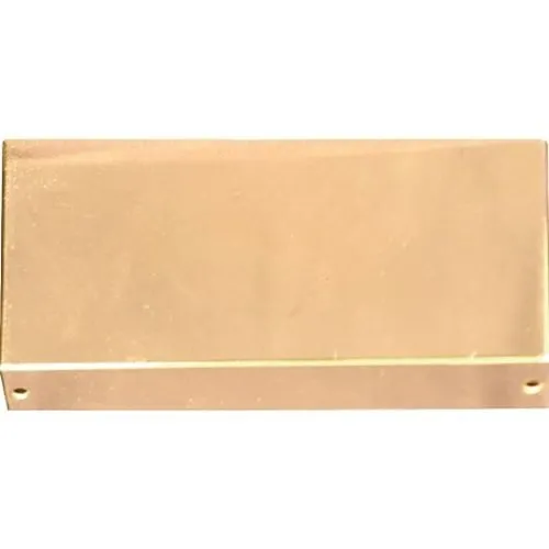 Alarm Controls DUC-4B 600D Magnetic Lock Dress-Up Cover, Polished Brass