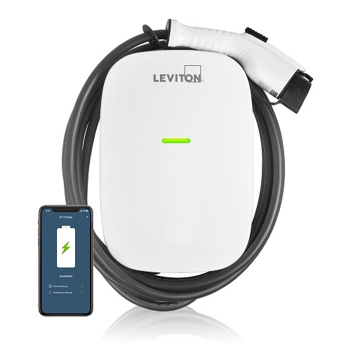 Leviton EV32W 32A EVSE with Wi-Fi Electric Vehicle Charging Station