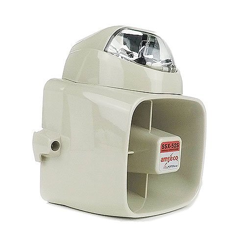 Potter SSX-52SC SSX-52 Series 120dB Durable Siren Strobe, Clear Lens Color (4150027)