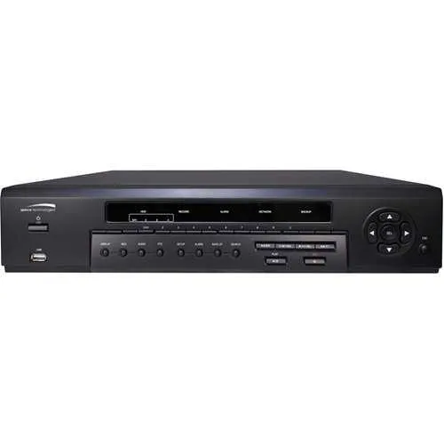 Speco DVR82HD4TB 2-Channel 1080p HD-SDI and 8-Channel D1 Resolution Hybrid DVR, 4TB HDD, Black