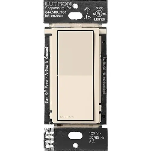 Lutron DVRF-AS-LA Caseta Claro Smart Accessory switch, Light Almond