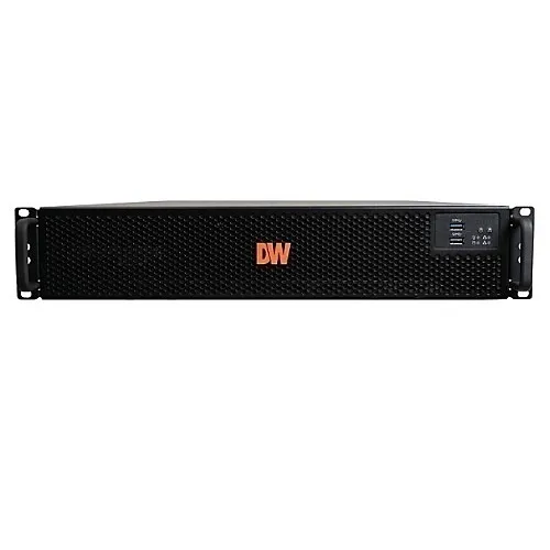 Digital Watchdog DW-BJP2U100T Blackjack P-Rack 2U 8-Bay Chassis Server, Windows OS, 100TB