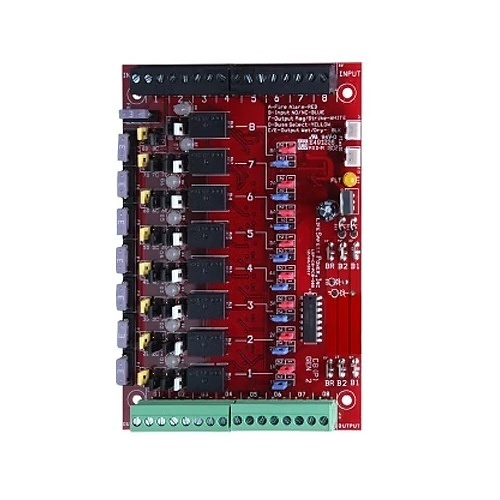 LifeSafety Power C8-BOXED 8-Output Relay-Based Lock Control Module, 3A