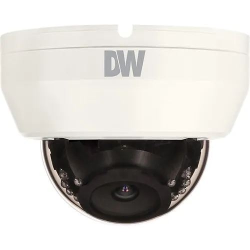 Digital Watchdog DWC-D3263WTIR Star-Light 2.1MP 1/3" Universal HDoC Indoor IR Dome Camera, 2.8-12mm Varifocal Lens, White