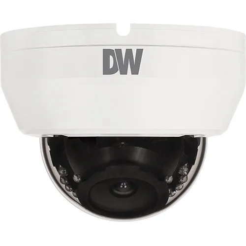 Digital Watchdog DWC-D3863WTIRW Dome HDoC Camera, 8MP, 3.6-10mm, 100' IR, Indoor Dome, Dua Volt