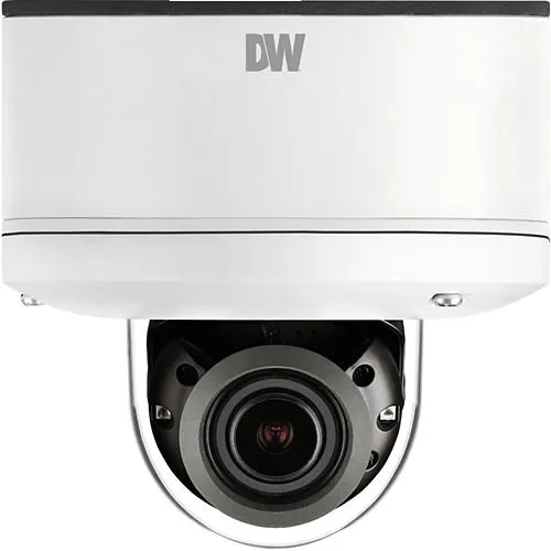 Digital Watchdog DWC-MV45WIATW MEGApix IVA 5MP IR Vandal Dome IP Camera, 2.7-13.5mm Varifocal Lens, White