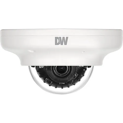 Digital Watchdog DWC-MV72DI28T MEGApix 2.1MP Ultra-low Profile IR Vandal Dome IP Camera, 2.8mm Fixed Lens, White