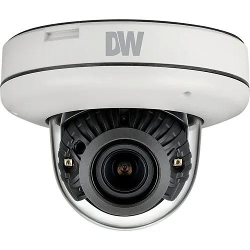 Digital Watchdog DWC-MV82DIVT MEGApix 2.1MP Low-Profile IR Vandal Dome IP Camera, 2.7-13.5mm Varifocal Lens, White