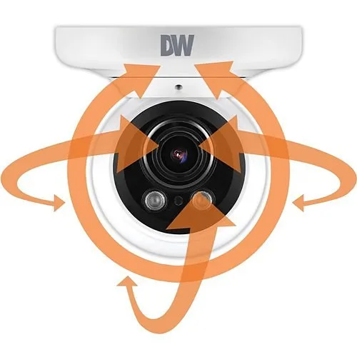 Digital Watchdog DWC-MVA2WIAT MEGApix IVA 2.1MP Vandal Ball IP Camera, 2.7-13.5mm Varifocal Lens