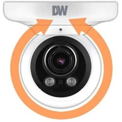 Digital Watchdog DWC-MVA5WI28T MEGApix IVA 5MP Star-Light Plus IR Vandal Ball Camera, 2.8mm Fixed Lens