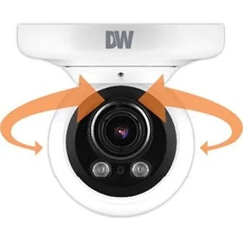Digital Watchdog DWC-MVA5WI28T MEGApix IVA 5MP Star-Light Plus IR Vandal Ball Camera, 2.8mm Fixed Lens