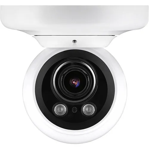 Digital Watchdog DWC-MVA5WIAT MEGApix IVA 5MP IR Vandal Ball IP Camera, 2.7-13.5mm Varifocal Lens, White