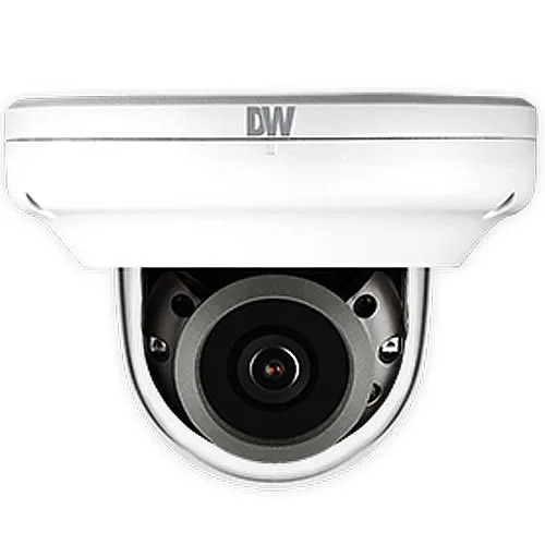 Digital Watchdog DWC-MVC8WI28TW MEGApix IVA 4K Low-Profile IR Vandal Dome IP Camera, 2.8mm Fixed Lens, White