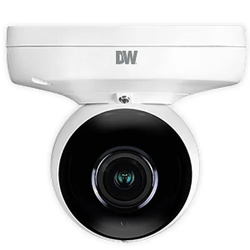 Digital Watchdog DWC-MVD8WIATW MEGApixIVA 4K IR Vandal Ball IP Camera, 2.7-13.5mm Varifocal Lens, White
