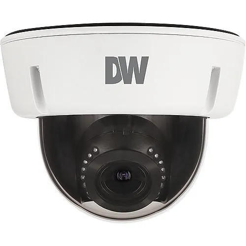 Digital Watchdog DWC-V6863WTIRW Star-Light Plus 8MP Outdoor Universal HDoC IR Vandal Dome Camera, 3.6-10mm Varifocal Lens, NDAA/TAA Compliant, White