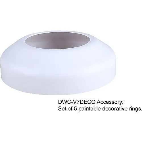 Digital Watchdog DWC-V7553W Star-Light Plus 5MP Ultra-Low-Profile Vandal Dome Camera, 2.8mm Fixed Lens