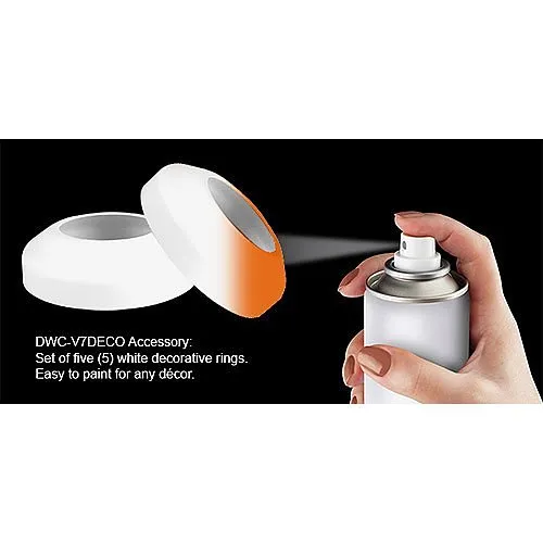 Digital Watchdog DWC-V7553W Star-Light Plus 5MP Ultra-Low-Profile Vandal Dome Camera, 2.8mm Fixed Lens