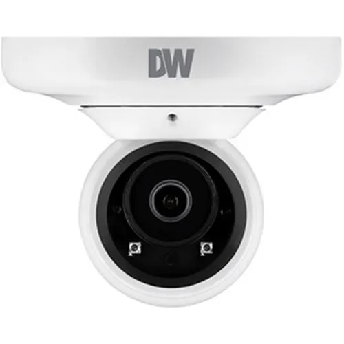 Digital Watchdog DWC-VA553WTIR Star-Light Plus 5MP UHDoC IR Vandal Ball Camera, 4mm Fixed Lens, NDAA Compliant, White