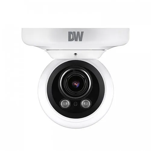 Digital Watchdog DWC-VA583WTIR Star-Light Plus 5MP Universal HDoC Vandal Ball Camera, 2.7-13.5mm Varifocal Lens, White