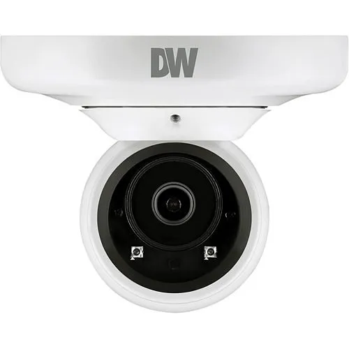 Digital Watchdog DWC-VA853WTIR Star-Light Plus 4K Universal HDoC IR Vandal Ball Camera, 2.8mm Fixed Lens, White