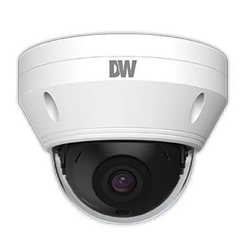 Digital Watchdog DWC-VSDG04BI MEGApix 4MP WDR Vandal Dome IP Camera with Smart IR, 2.8mm Fixed Lens, NDAA Compliant, White
