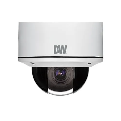 Digital Watchdog DWC-XSDJ08MI MEGApix Ai 4K Vandal Dome IP Camera with Motorized Zoom / Auto-Focus and 2.7-13.5mm Vari-Focal P-iris Lens, White