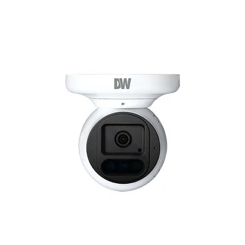 Digital Watchdog DWC-XSTD05BI MEGApix Ai 5MP Vandal Ball Turret IP Camera with 2.8mm Fixed Lens, IR and AI Engine, IP67, IK10