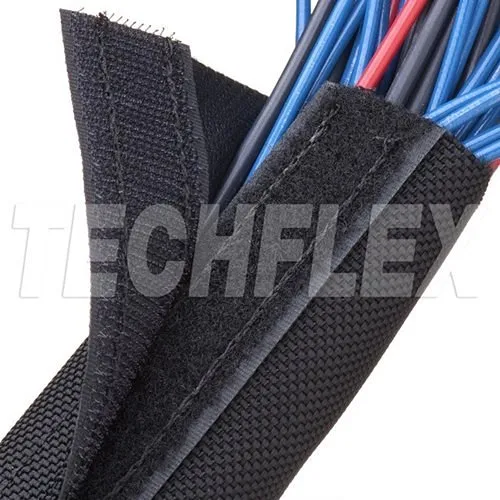 Techflex DWN1.25BK DURAWRAP Sleeve, 1'-Black