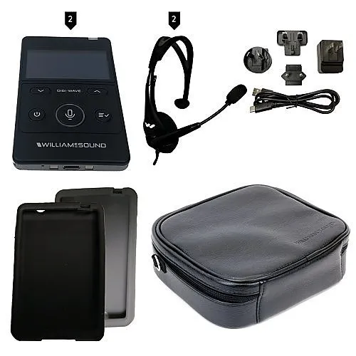 Williams AV DWS PCS 400 Digi-Wave Series 400 Personal Communication System with 2-Transceivers and 2-Headset Microphones